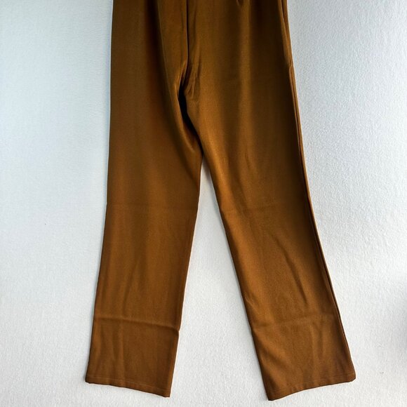 Remi x Revolve Pants Womens Medium Brown Danielle Belted Preppy Chic Lagenlook - Picture 10 of 12